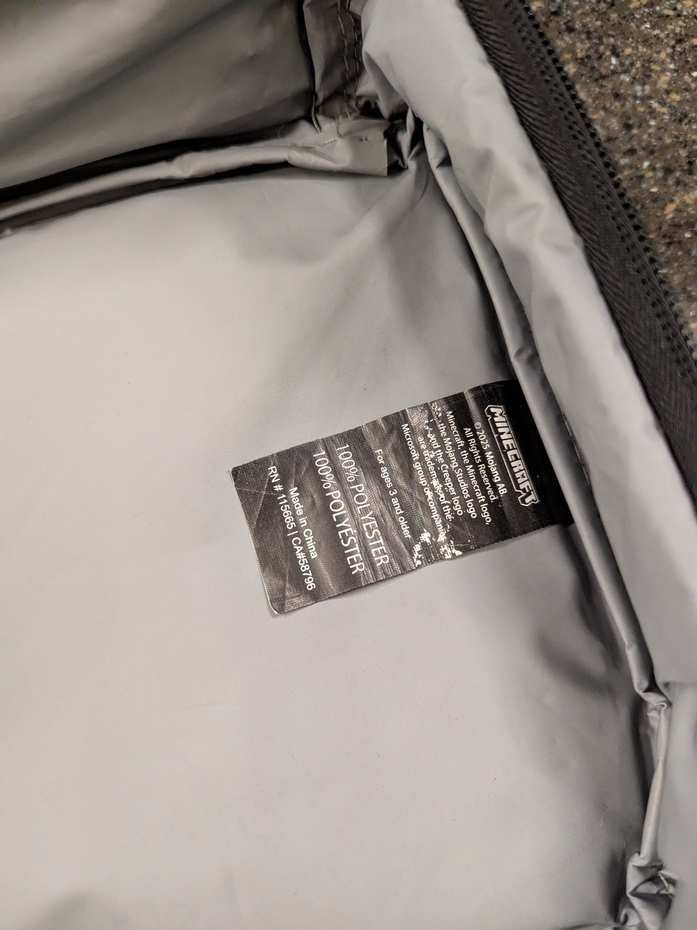 Mine Craft Theme Insulated Lunch Tote - Picture 5 of 12